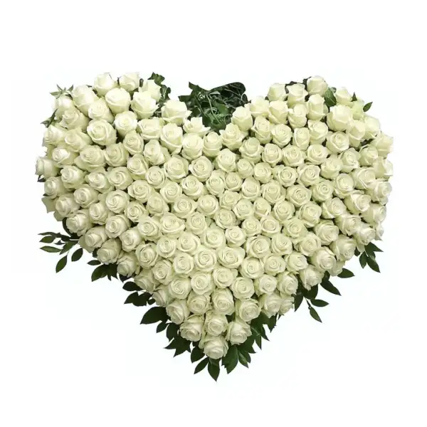 Cuore di Rose Bianche