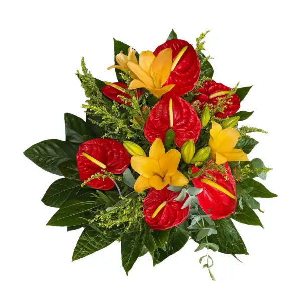 Composizione Funebre di Fiori Misti