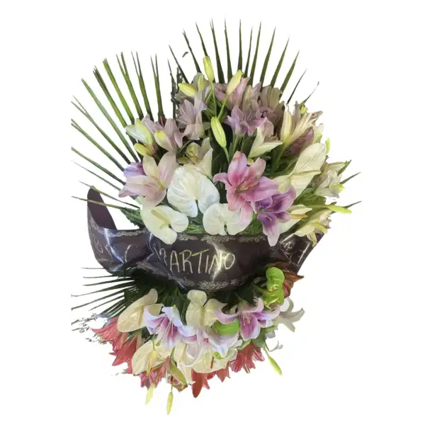 Cuscino Funebre di Fiori Misti
