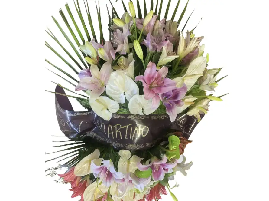 Cuscino Funebre di Fiori Misti